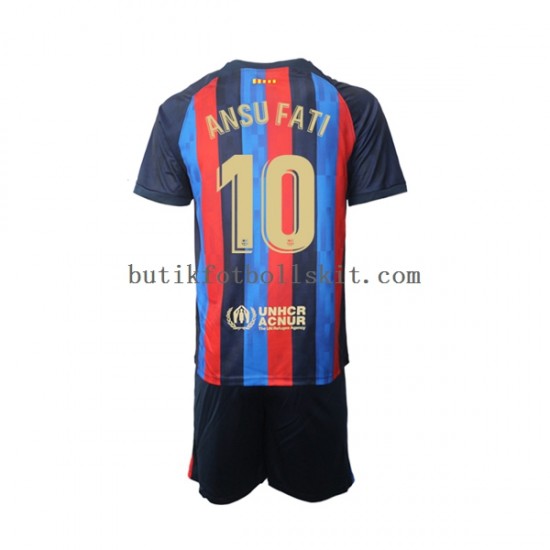 Equipe Maillot de Foot Barcelona (ANSU FATI #10) 2022/2023 Third